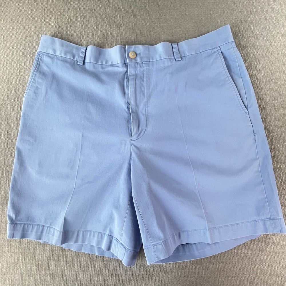 Southern Tide‎ Channel Marker Shorts Mens 38 Blue Flat Front Stretch 8in Inseam